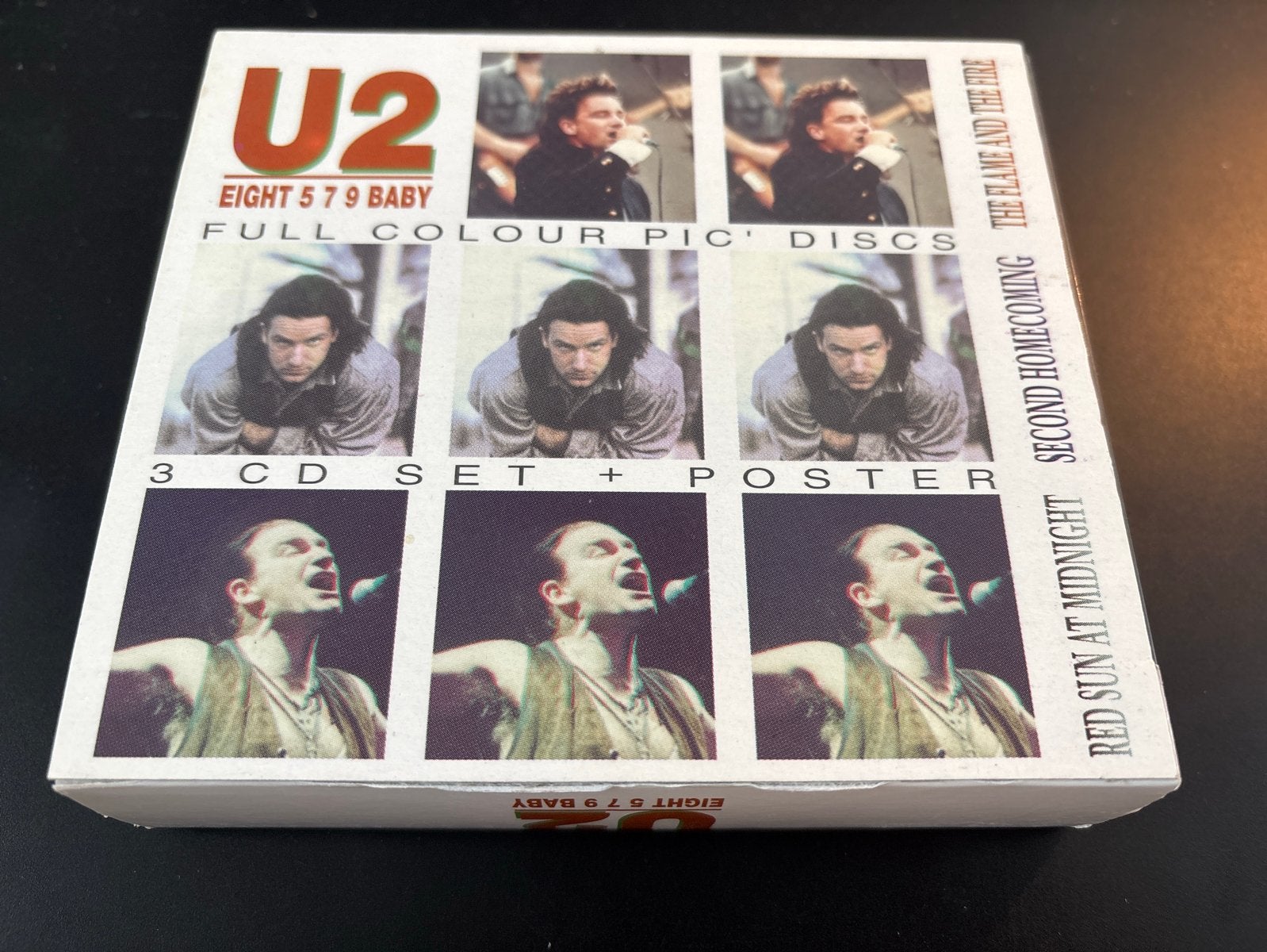 U2 - Eight 5 7 9 Baby - 3 CD Set + Poster (Limited Edition), Rock, Boxset, Speciale editie, Ophalen of Verzenden