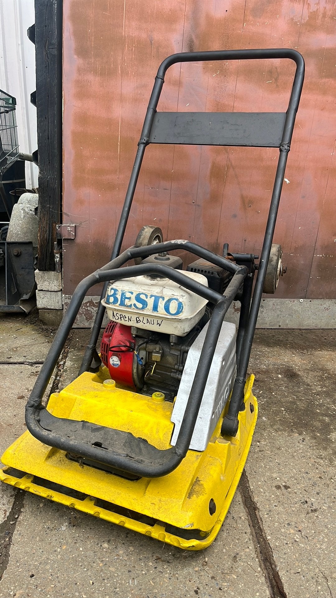 Wacker wp1550 trilplaat, Ophalen, Zo goed als nieuw