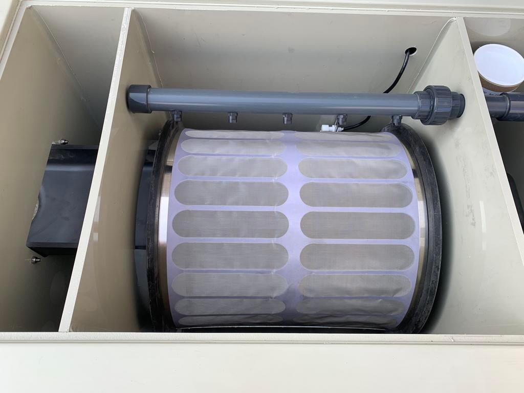 Trommelfilter inline, Tuin en Terras, Vijver-toebehoren, Gebruikt, Vijverfilter, Ophalen of Verzenden