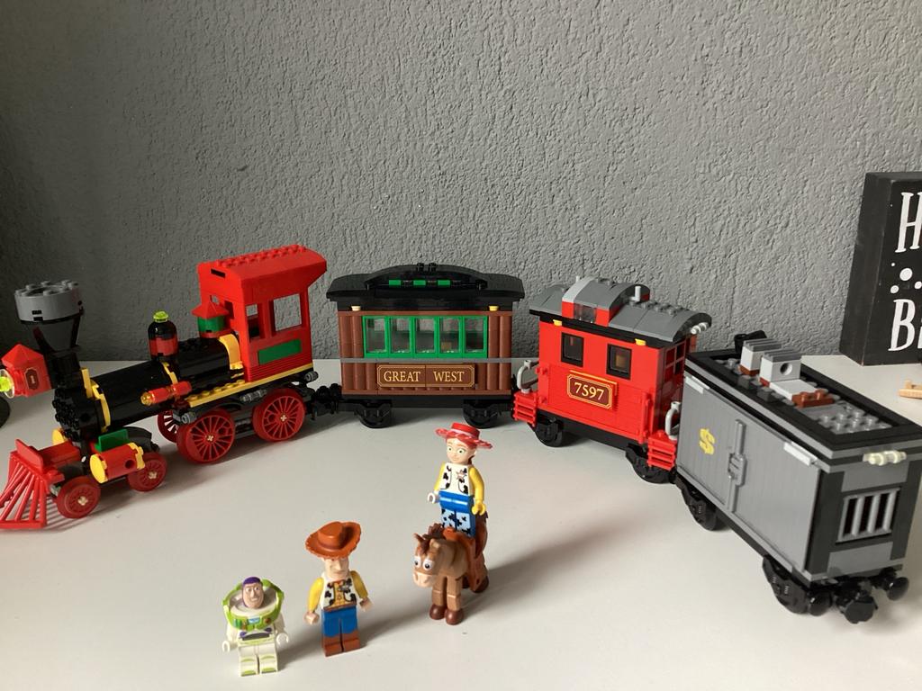 Lego Toy Story Western Trein 7597 met figuren, Ophalen of Verzenden, Zo goed als nieuw