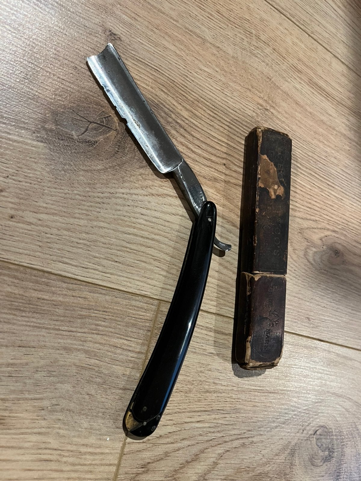Antiek Boker scheermes, Antiek en Kunst, Ophalen of Verzenden