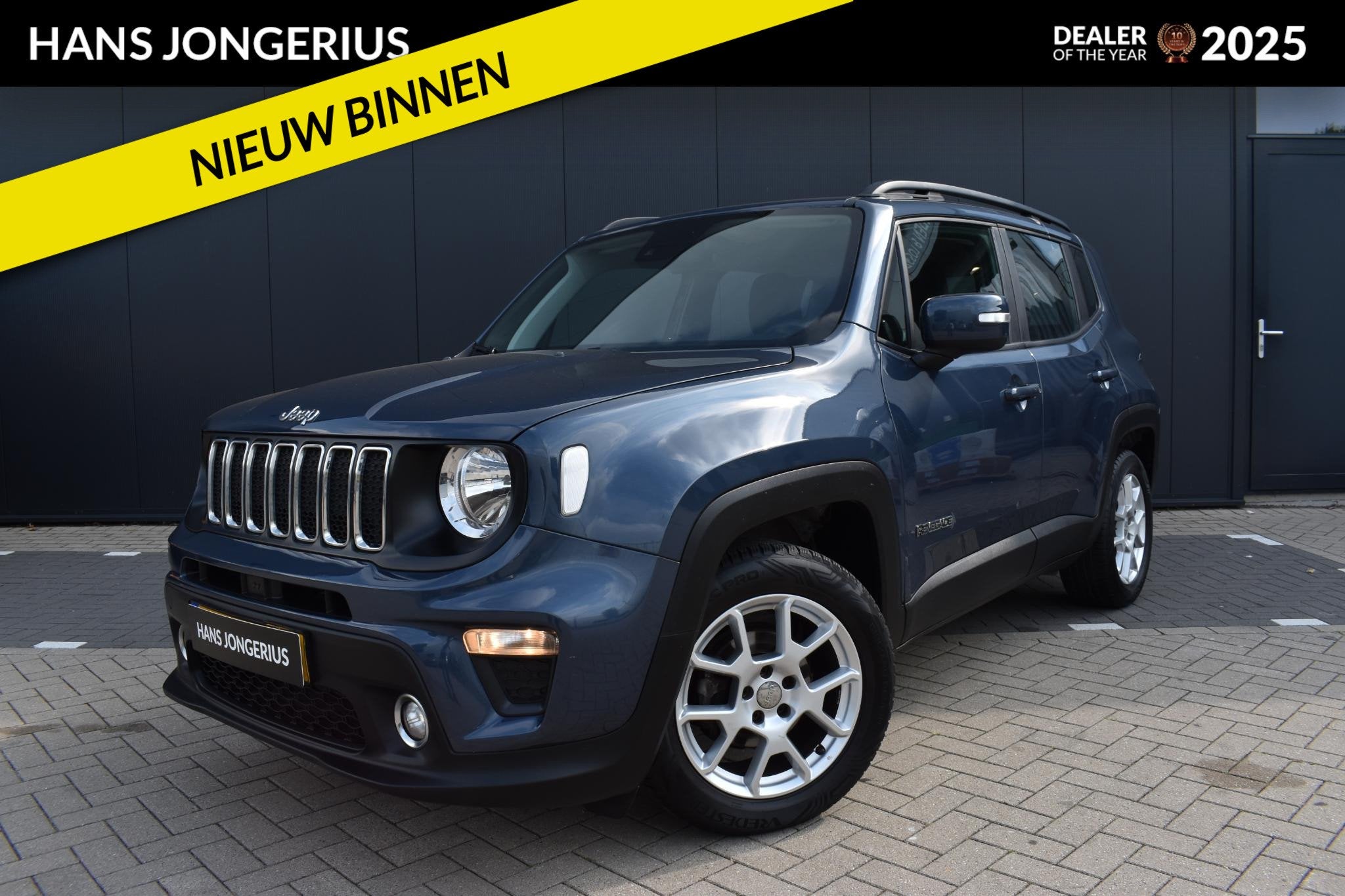 Jeep Renegade 1.0T Longitude CLIMATE EN CRUISE CONTROL | TRE, Auto's, Jeep, Voorwielaandrijving, Stof, Blauw, 116 pk