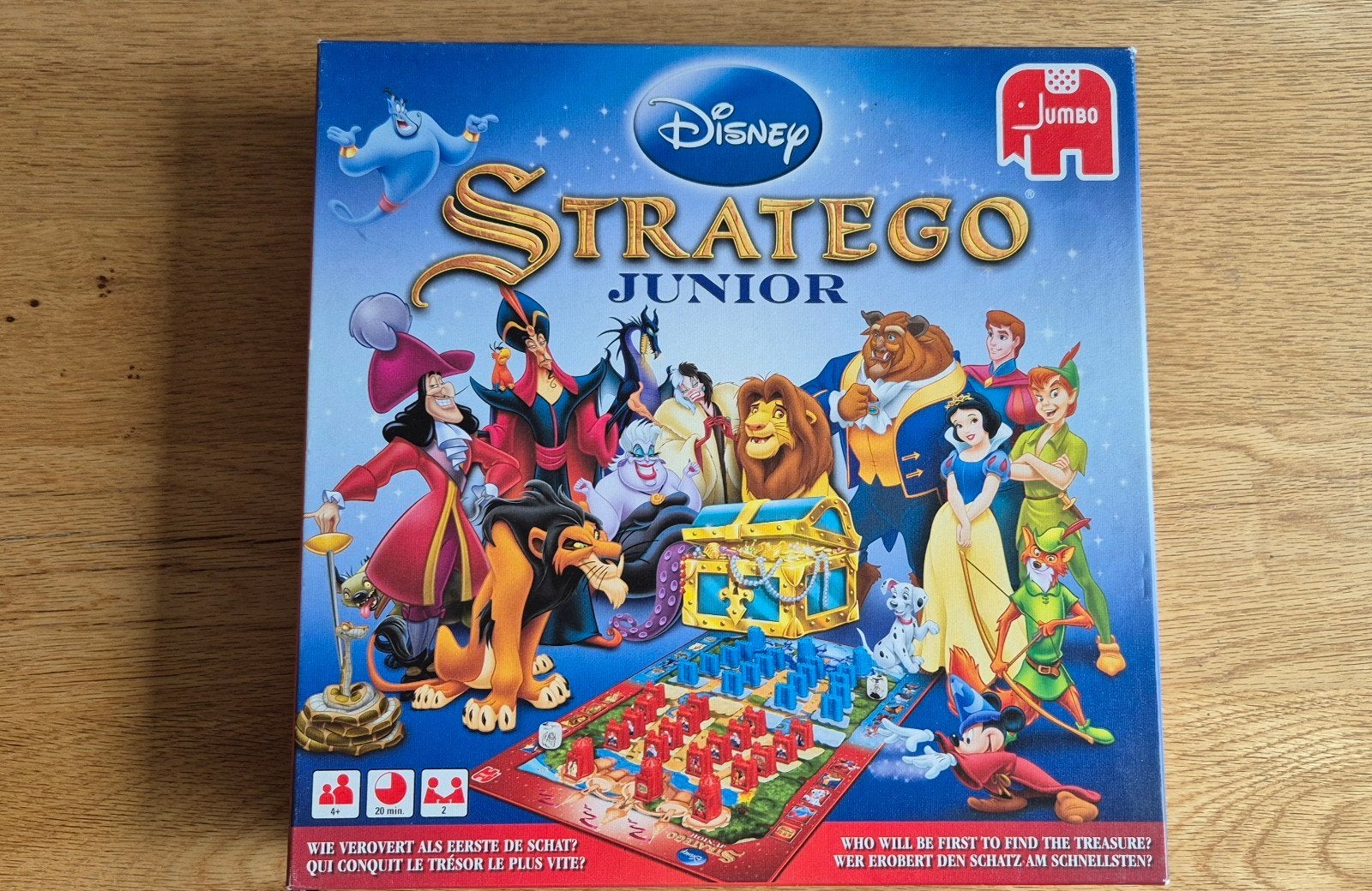 Disney Stratego Junior & Knibbel Knabbel Knuitje, Een of twee spelers, Ophalen, Gebruikt, Jumbo