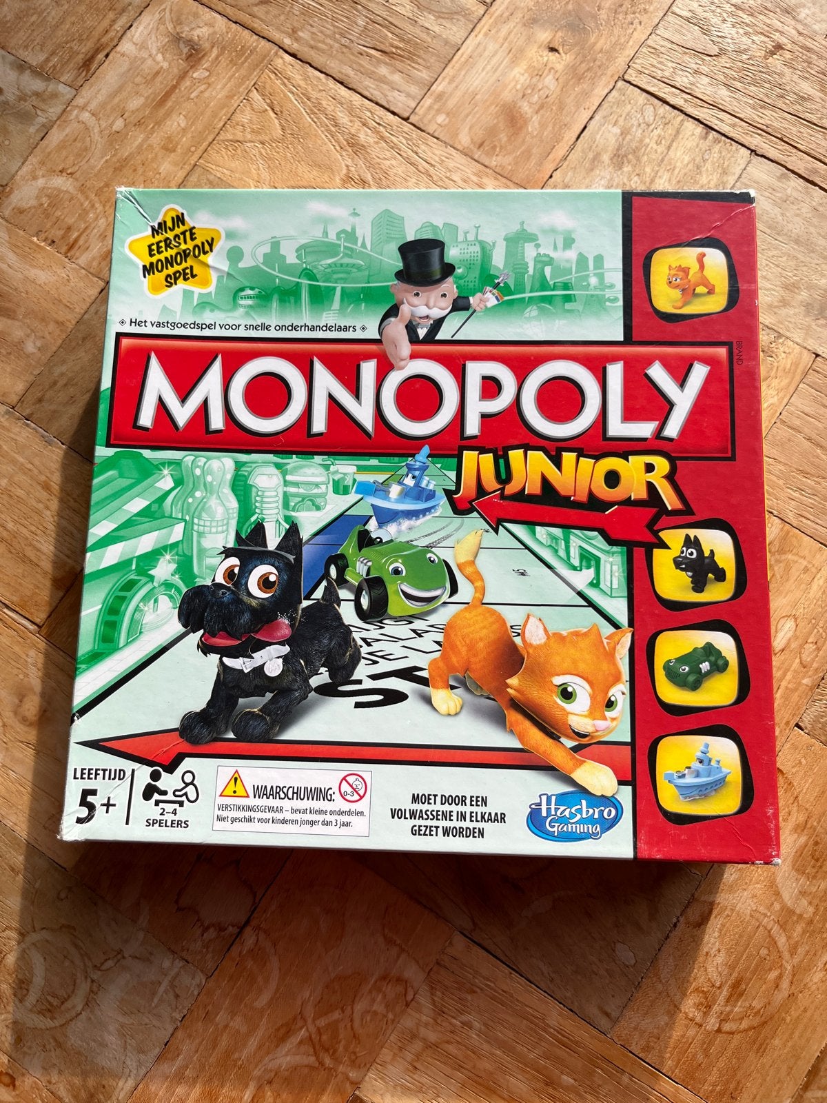 Monopoly Junior - Mijn Eerste Monopoly Spel, Hobby en Vrije tijd, Drie of vier spelers, Ophalen, Zo goed als nieuw
