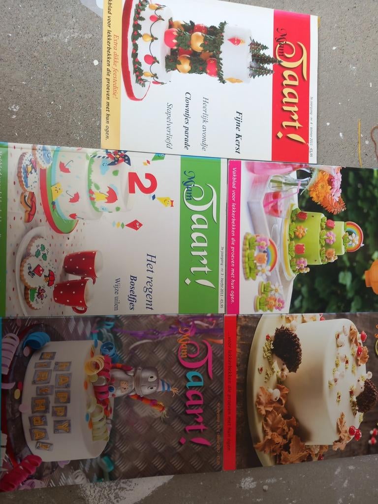 Mjam Taart! Tijdschriften, Hobby en Vrije tijd, Taarten en Cupcakes maken, Boek of Tijdschrift, Taarten, Ophalen