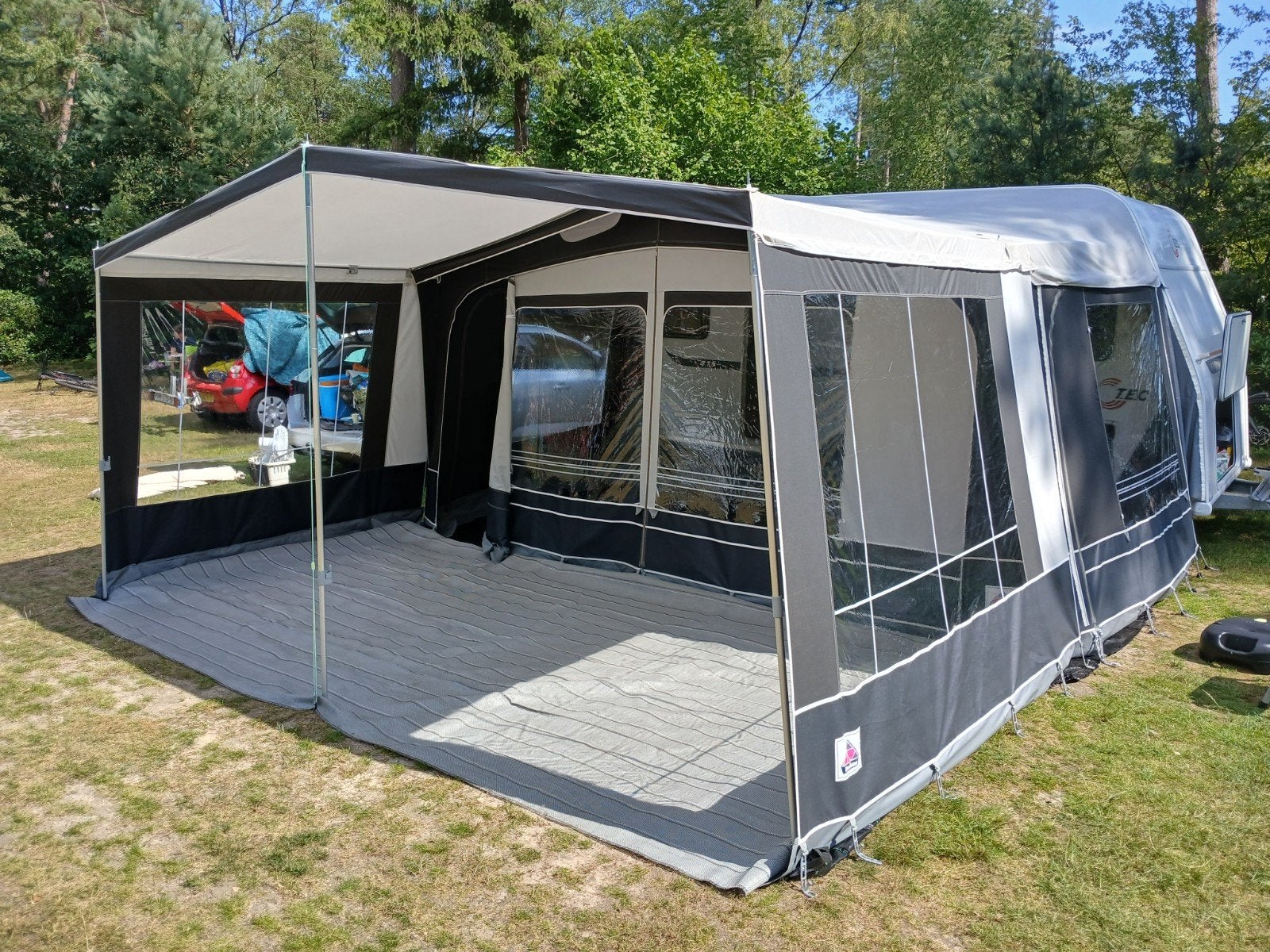 Tec Weltbummler 415 Travel Style, Caravans en Kamperen, Caravans, T.E.C., Rondzit, Dwarsbed, Particulier