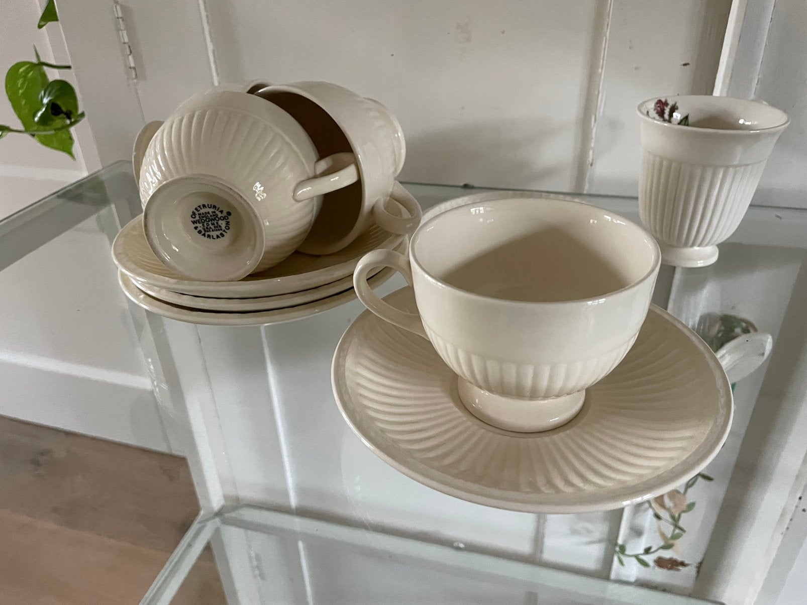 Wedgwood kop en schotel, Ophalen of Verzenden