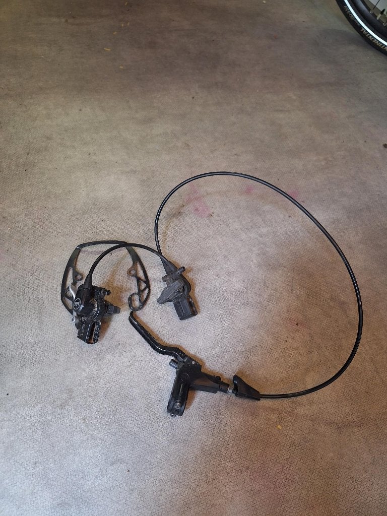 Velgremset voorzijde Magura (Gazelle Impulse), Fietsen en Brommers, Fietsonderdelen, Ophalen, Gebruikt, Remmen, Magura