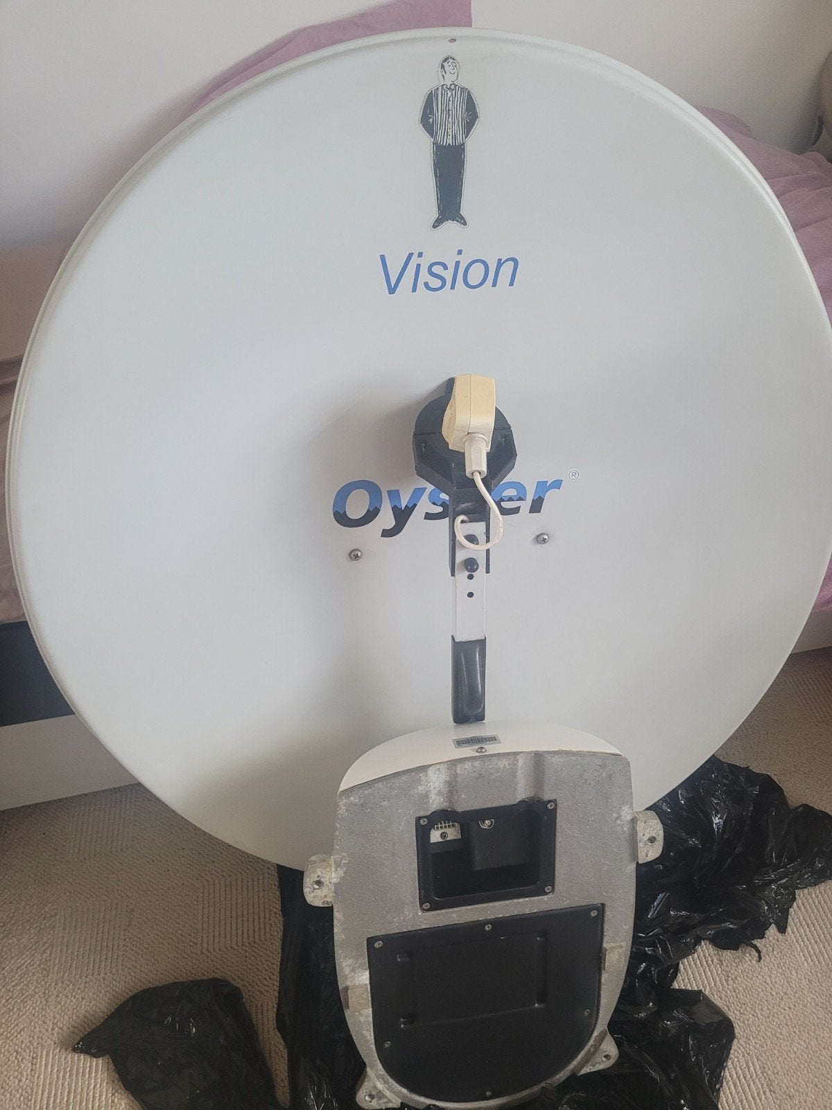 digitaal schotelantenne van Oyster 85cm., Ophalen, Gebruikt