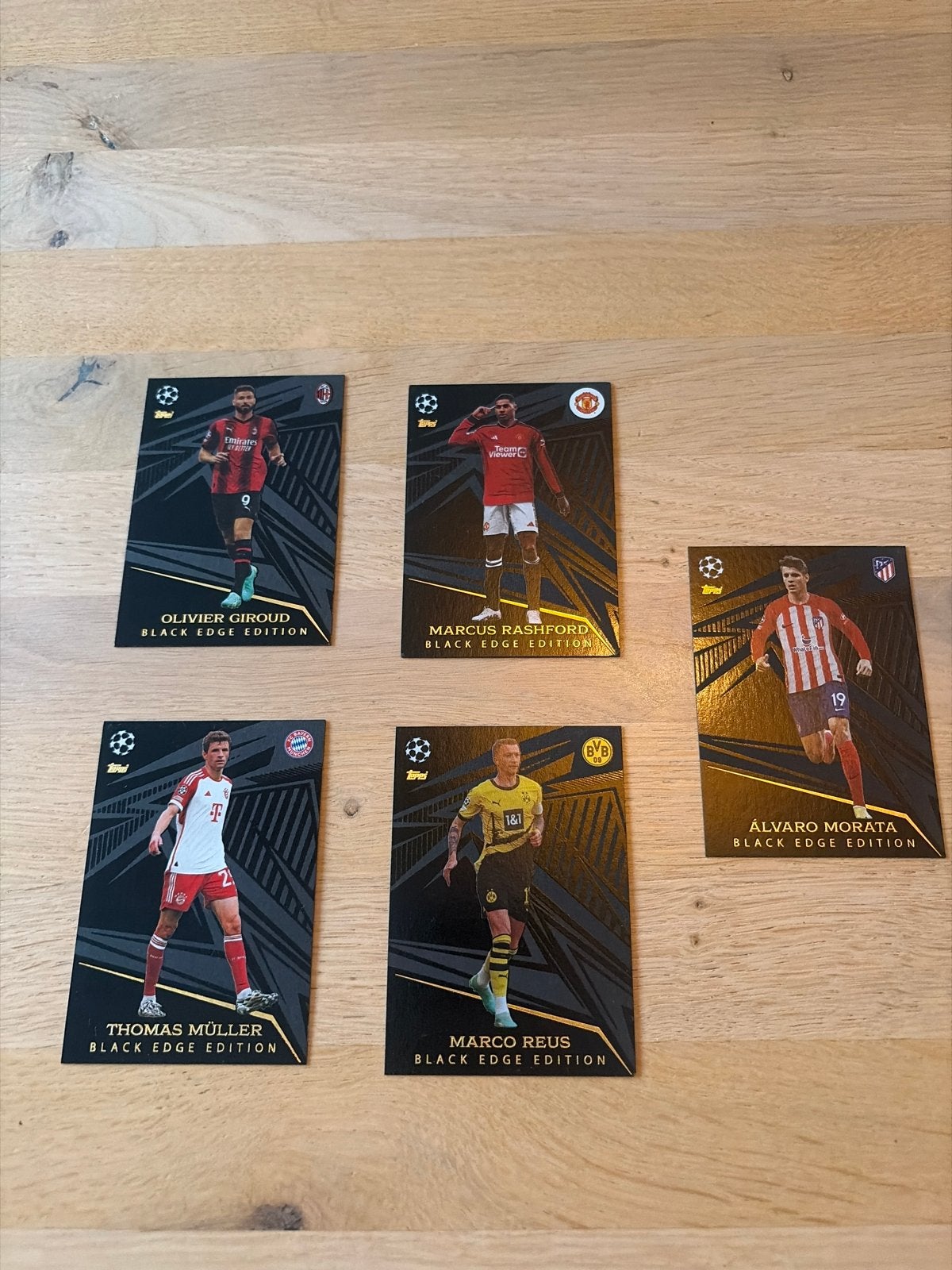 Topps Champions League Black Edge Edition Voetbal Kaarten, Ophalen, Zo goed als nieuw, Buitenlandse clubs, Spelerskaart