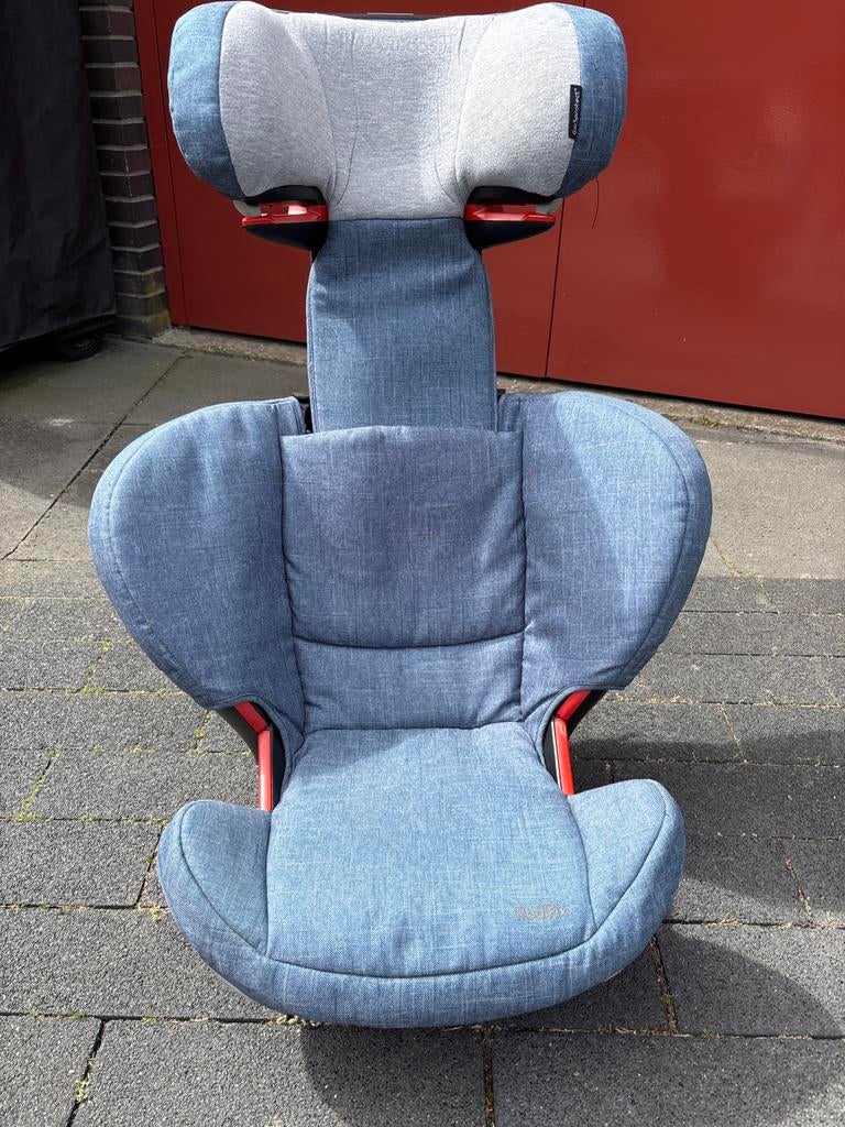 Maxi-Cosi autostoel - Jeans blauw, Ophalen, Autogordel of Isofix, Gebruikt, 15 t/m 36 kg
