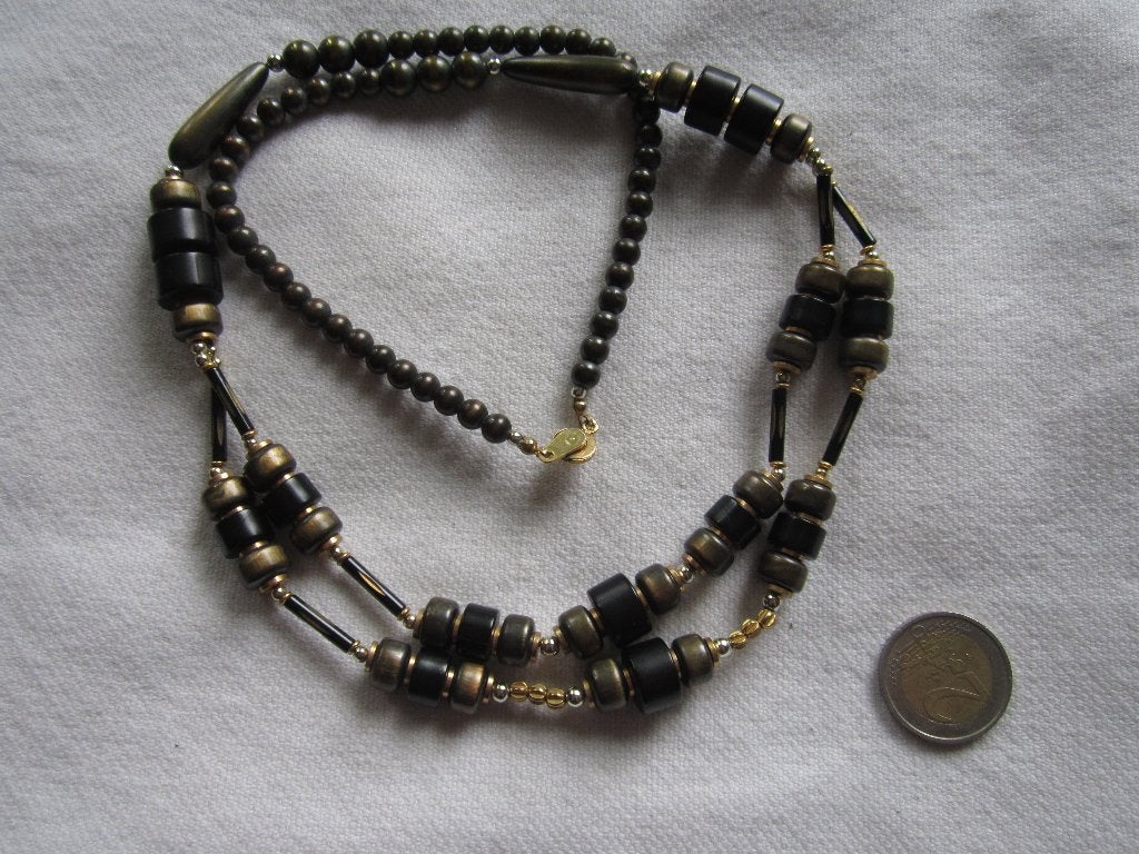 7.  Heel aparte oude ketting,  70 cm., Ophalen, Overige materialen, Ketting