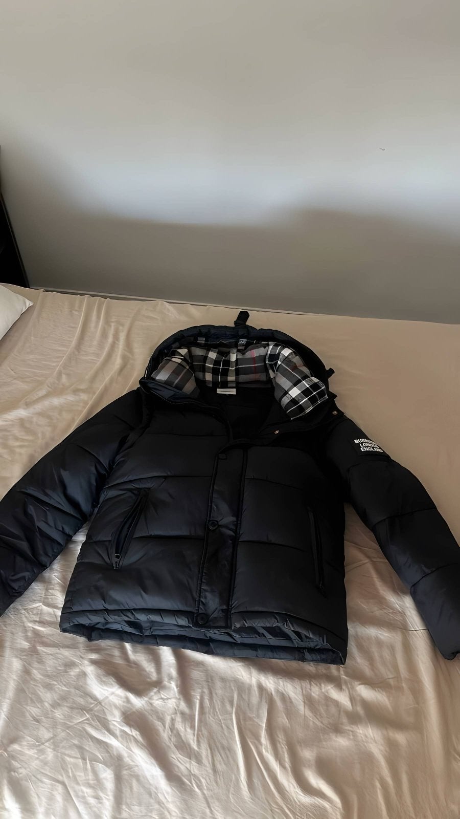 Burberry jas maat S/M, Ophalen of Verzenden, Zo goed als nieuw, Zwart