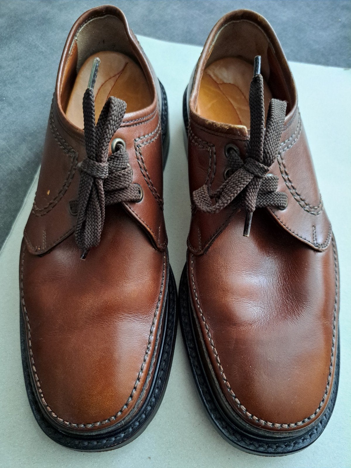 Bruine nette veterschoenen, maat 39, Bruin, Ophalen of Verzenden, Gedragen, Van lier