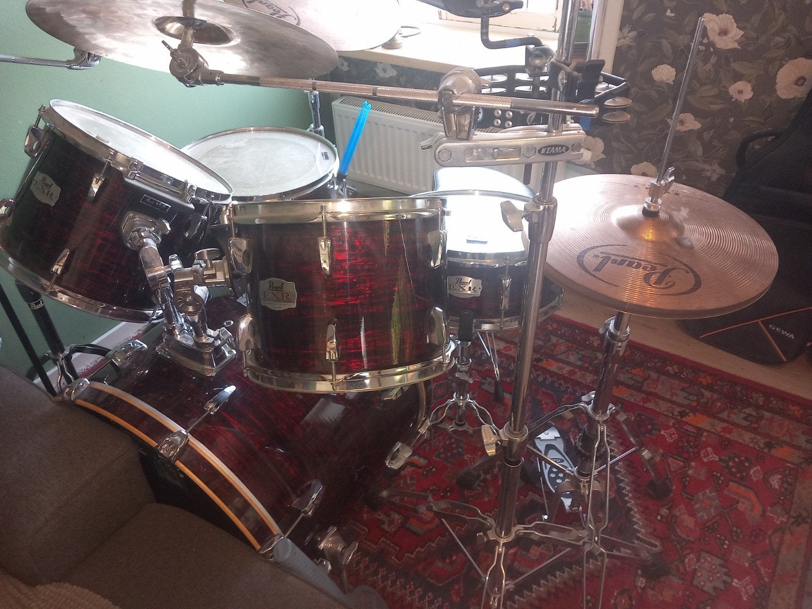 Pearl EXR Drumstel - Compleet met bekkens en hardware