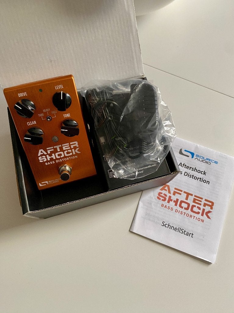 Source Audio Aftershock Bass Distortion, Ophalen of Verzenden, Zo goed als nieuw, Distortion, Overdrive of Fuzz