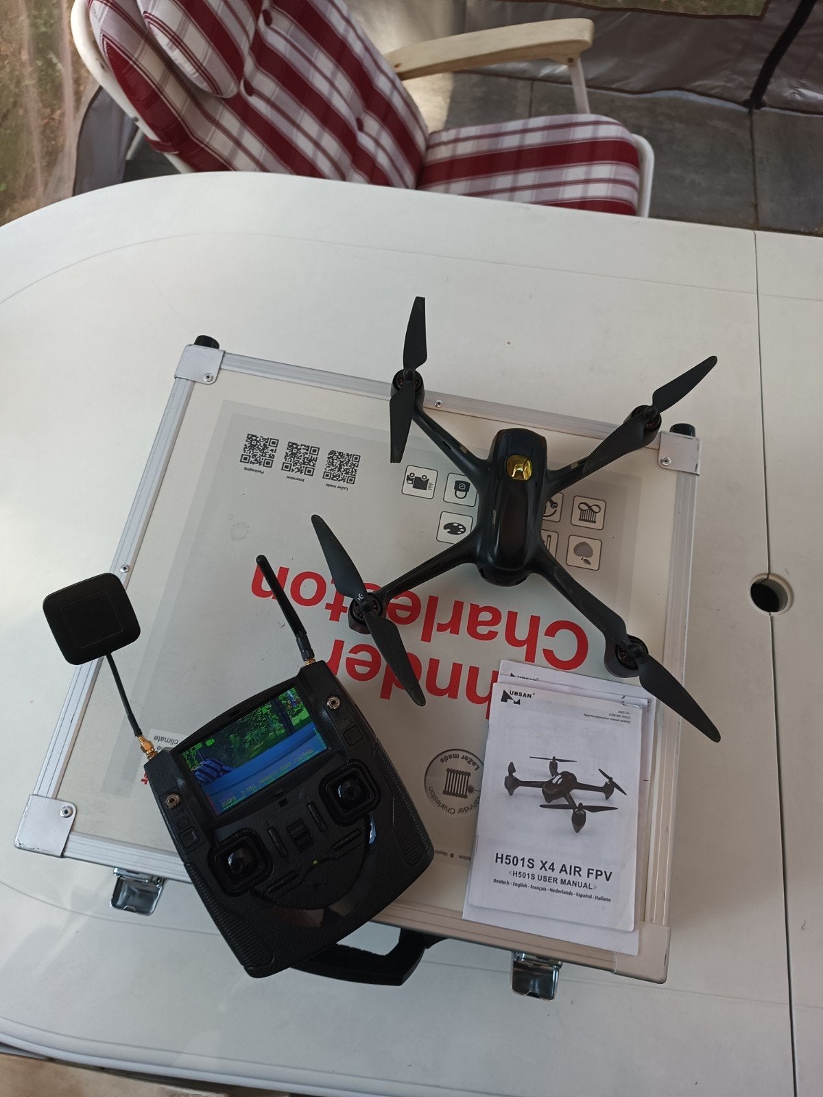 Hubsan H501S X4 Air FPV, Gebruikt, Cameradrone, Hubsan, Ophalen of Verzenden