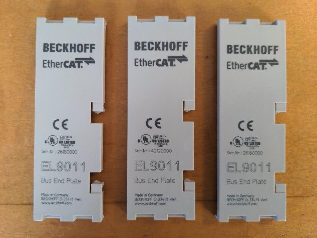 Beckhoff EL9011 Bus End Plate (3 stuks), Ophalen of Verzenden, Gebruikt