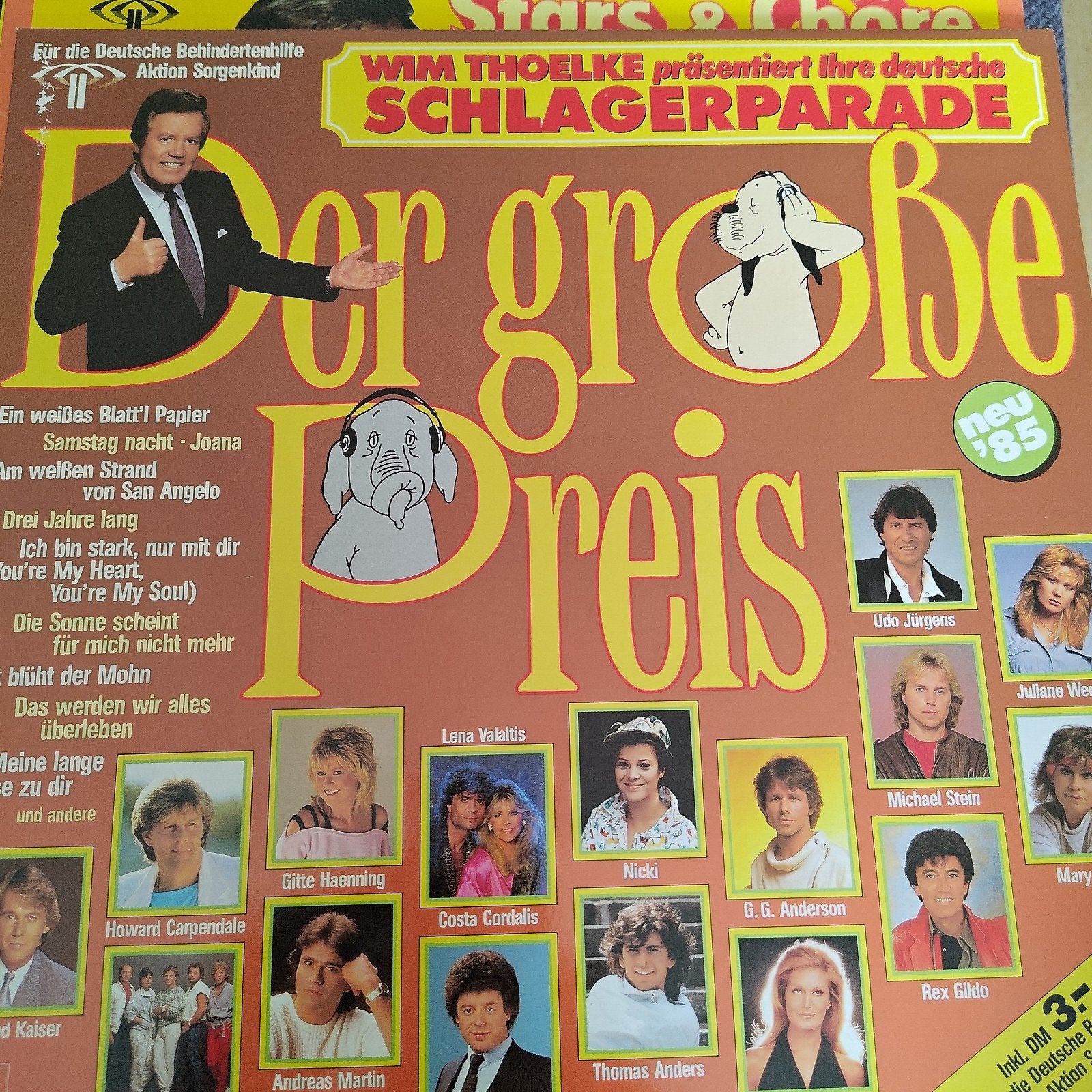 Wim Thoelke presenteert Ihre Deutsche Schlagerparade LP, Complilatie, Ophalen of Verzenden, Gebruikt, 12 inch