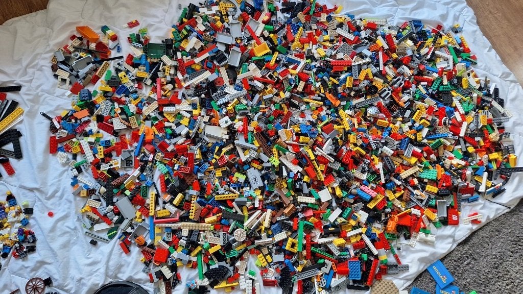11kg gemixte lego, Ophalen, Inclusief minifiguren, Gebruikt, Lego