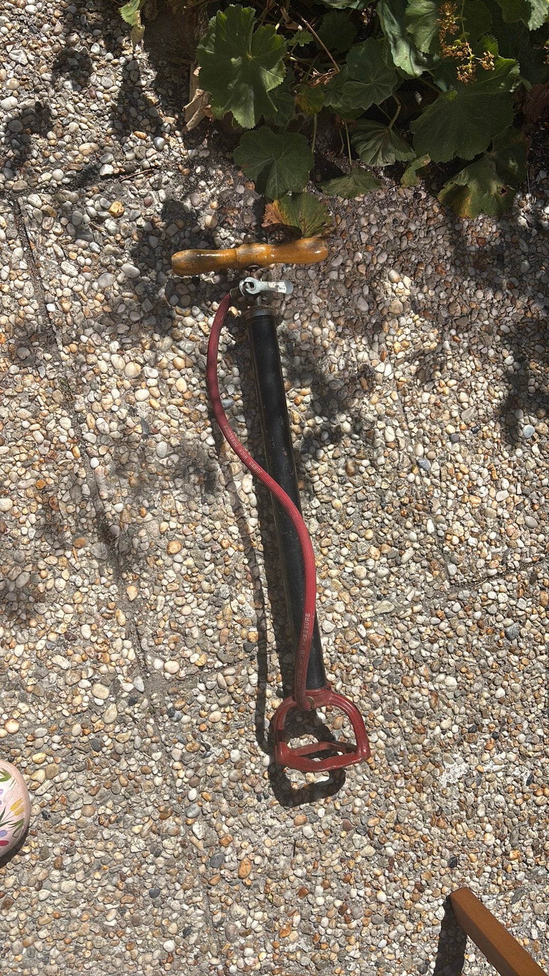Fietspomp, Ophalen, Gebruikt
