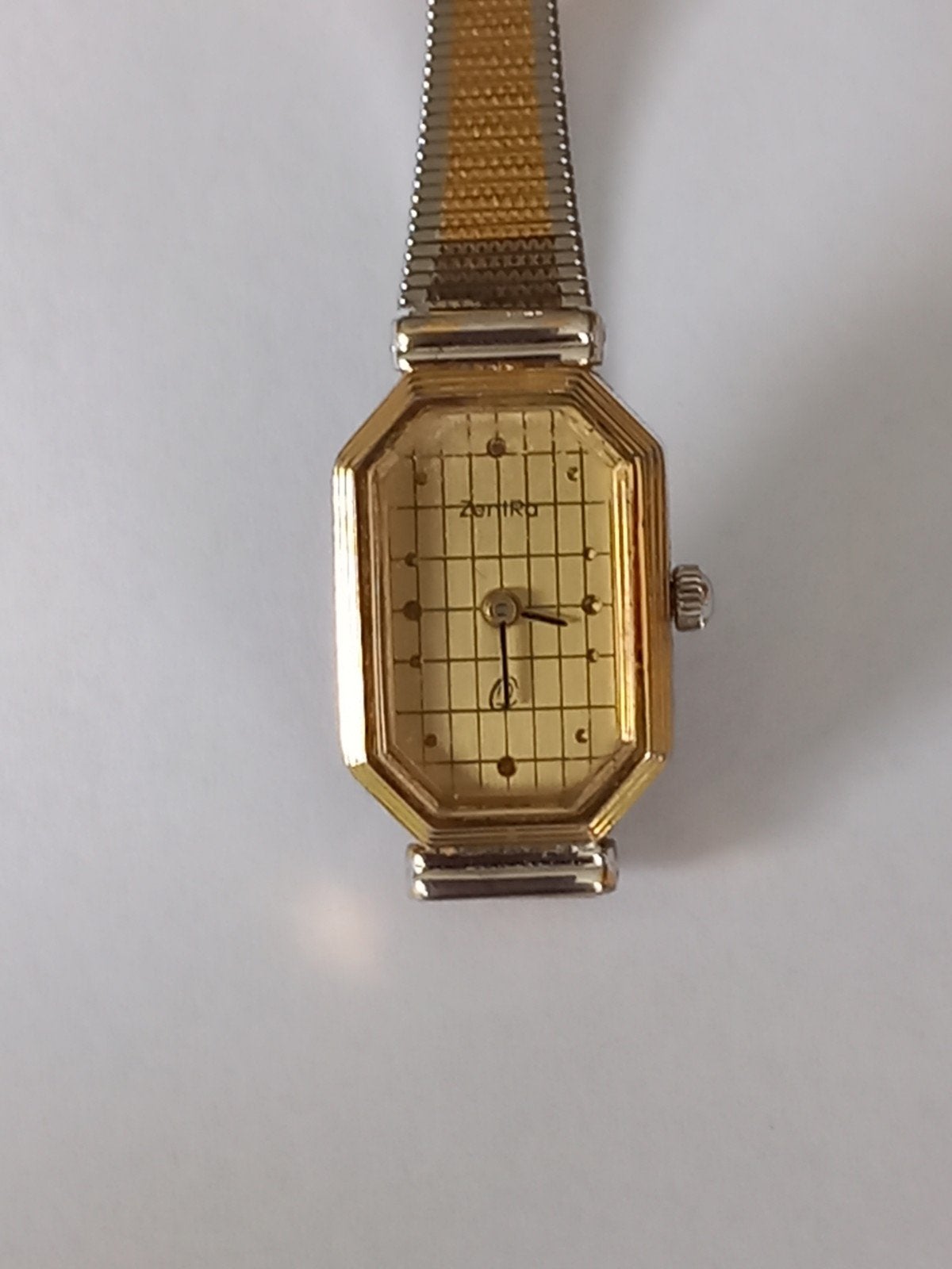 prachtig werkend vintage  Zentra horloge dames, Verzenden, Zo goed als nieuw, Staal, Overige merken