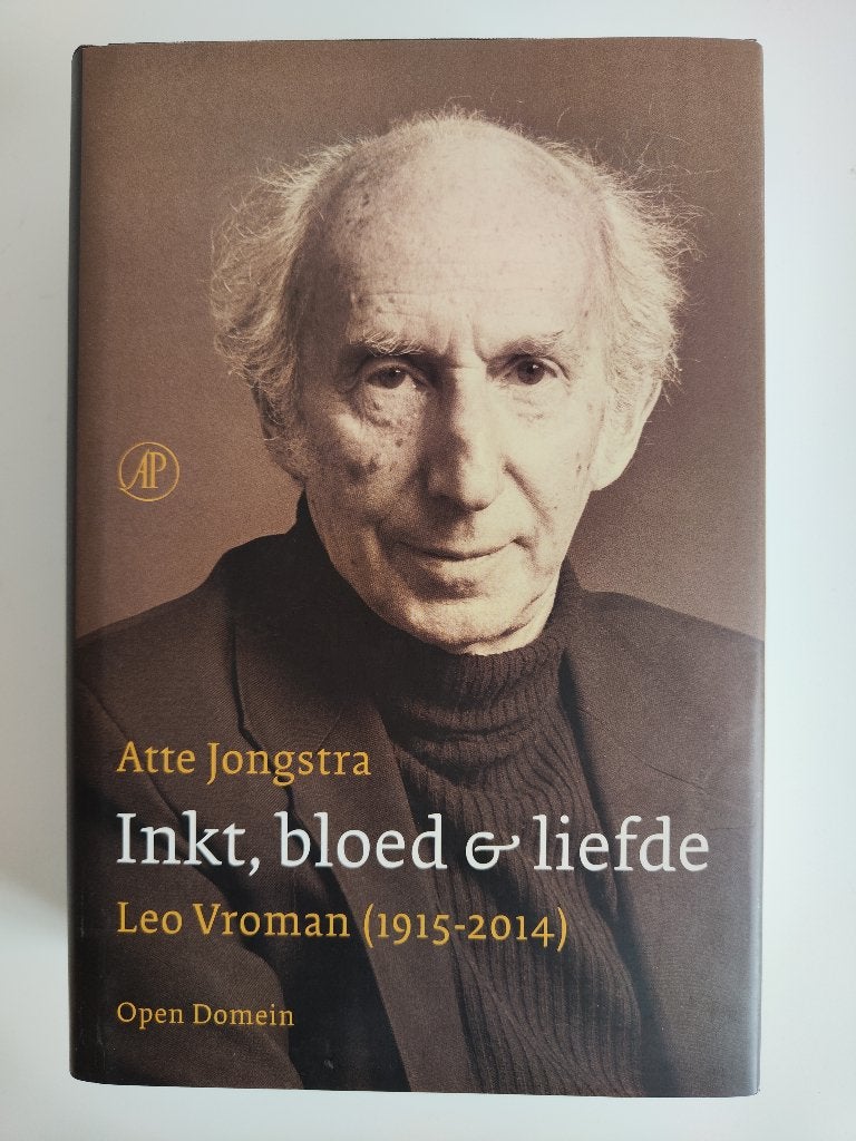 Inkt, bloed & liefde - Leo Vroman (1915-2014), Atte Jongstra, Nieuw, Ophalen of Verzenden, Nederland