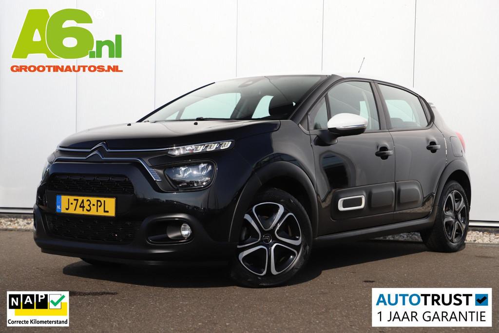 Citroen C3 1.2 PureTech Feel Navigatie Carplay Android Clima, Auto's, Citroën, Voorwielaandrijving, 83 pk, Euro 6, 1199 cc