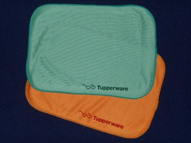 Tupperware Brillendoekjes (2), Ophalen of Verzenden, Nieuw, Oranje, Overige typen