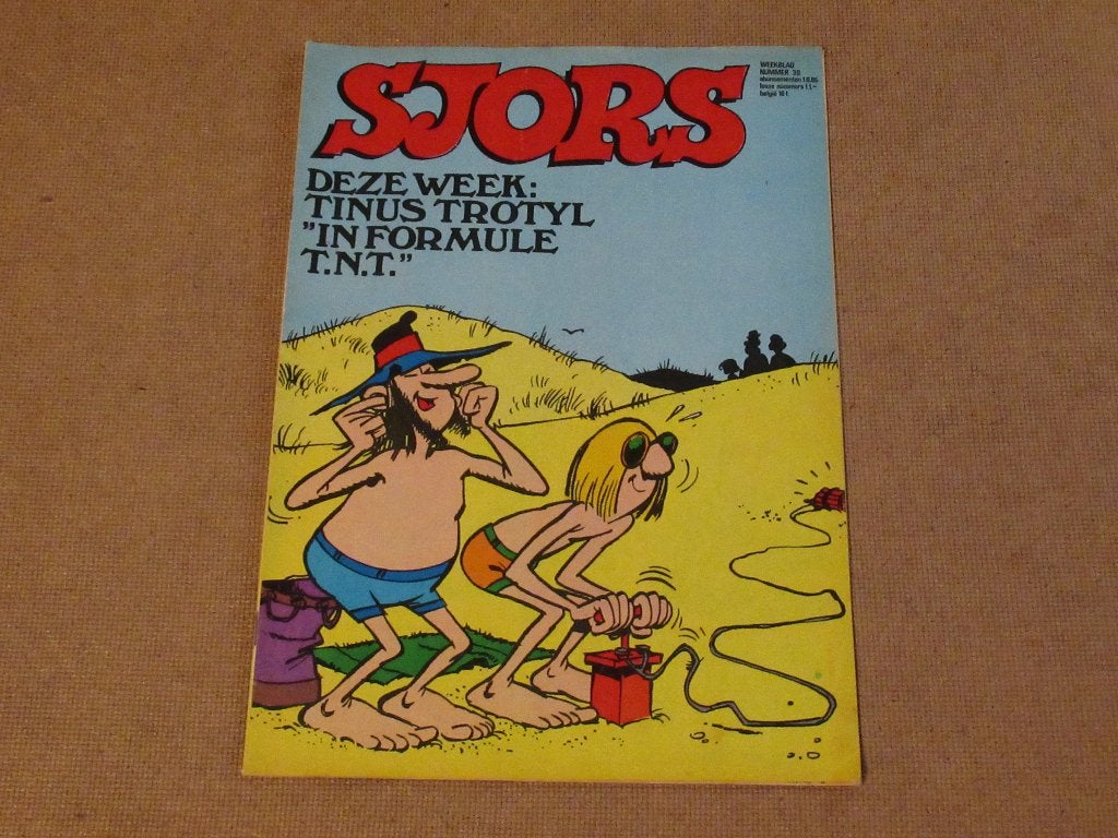 Jan van Haasteren (Tinus Trotyl) in Sjors nr.30 van 1975