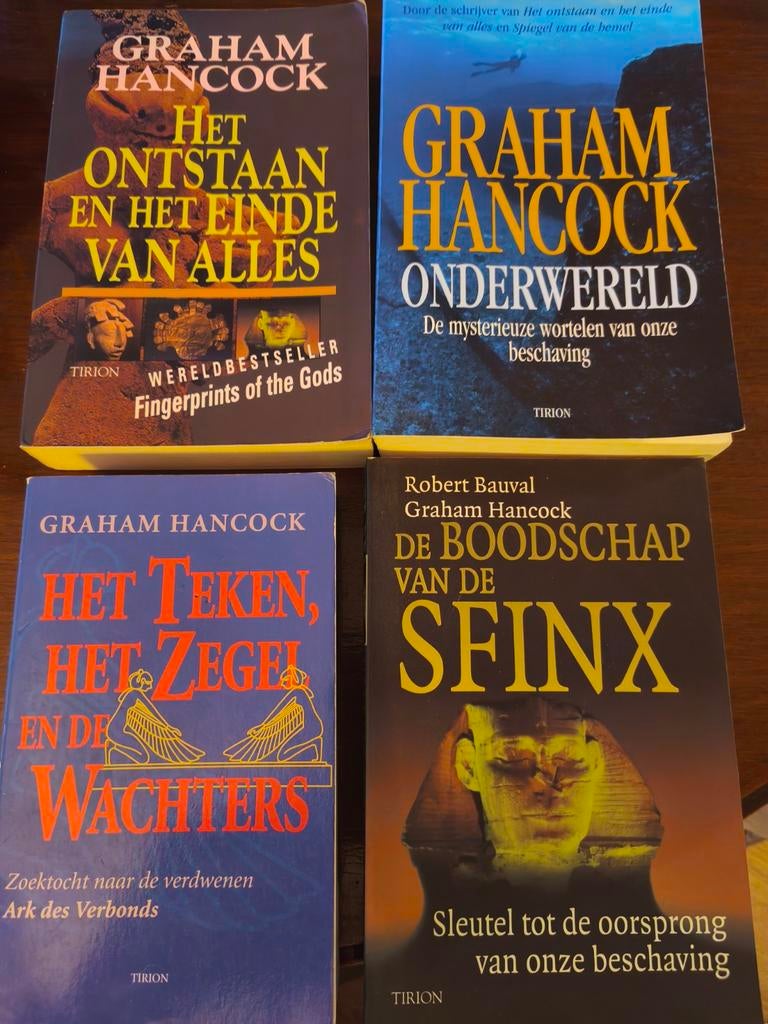 Graham Hancock & Robert Bauval Boeken (4 stuks), Ophalen of Verzenden, 20e eeuw of later, Gelezen, Graham Hancock, Robert Bauval