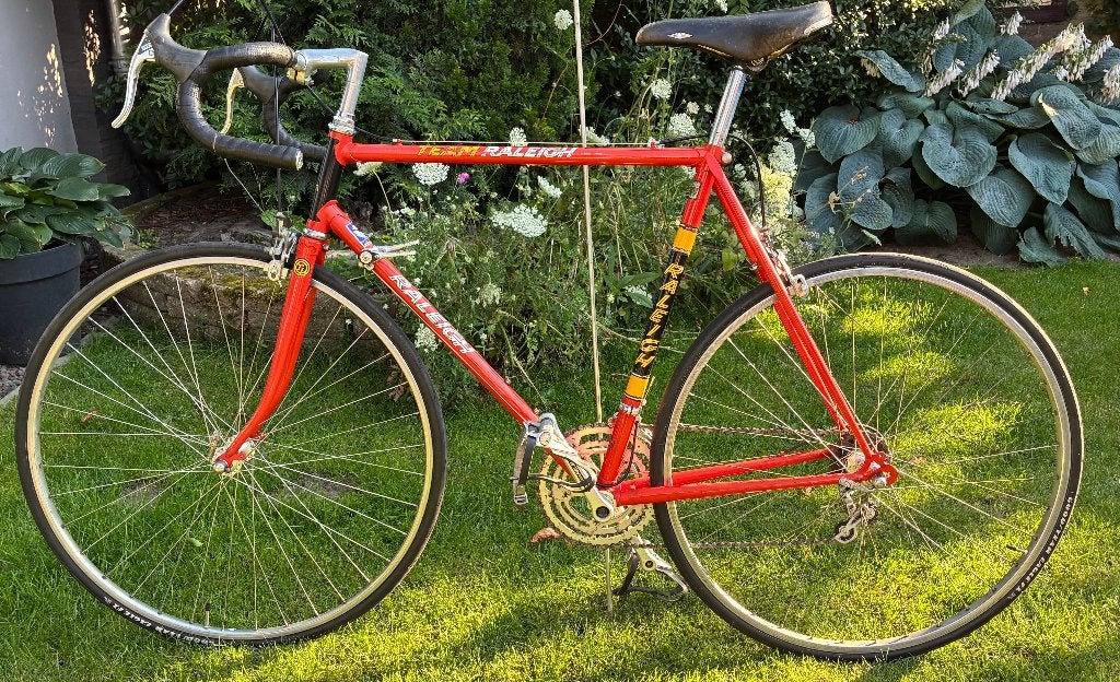 Raleigh (vintage) racefiets, Fietsen en Brommers, Gebruikt, Ophalen, Overige merken, 10 tot 15 versnellingen