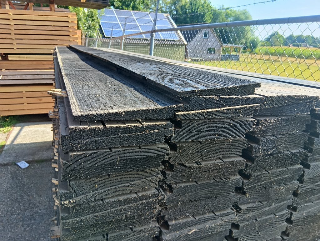 zwart zweeds rabat, Tuin en Terras, Palen, Balken en Planken, Ophalen, Nieuw, 250 cm of meer, Planken