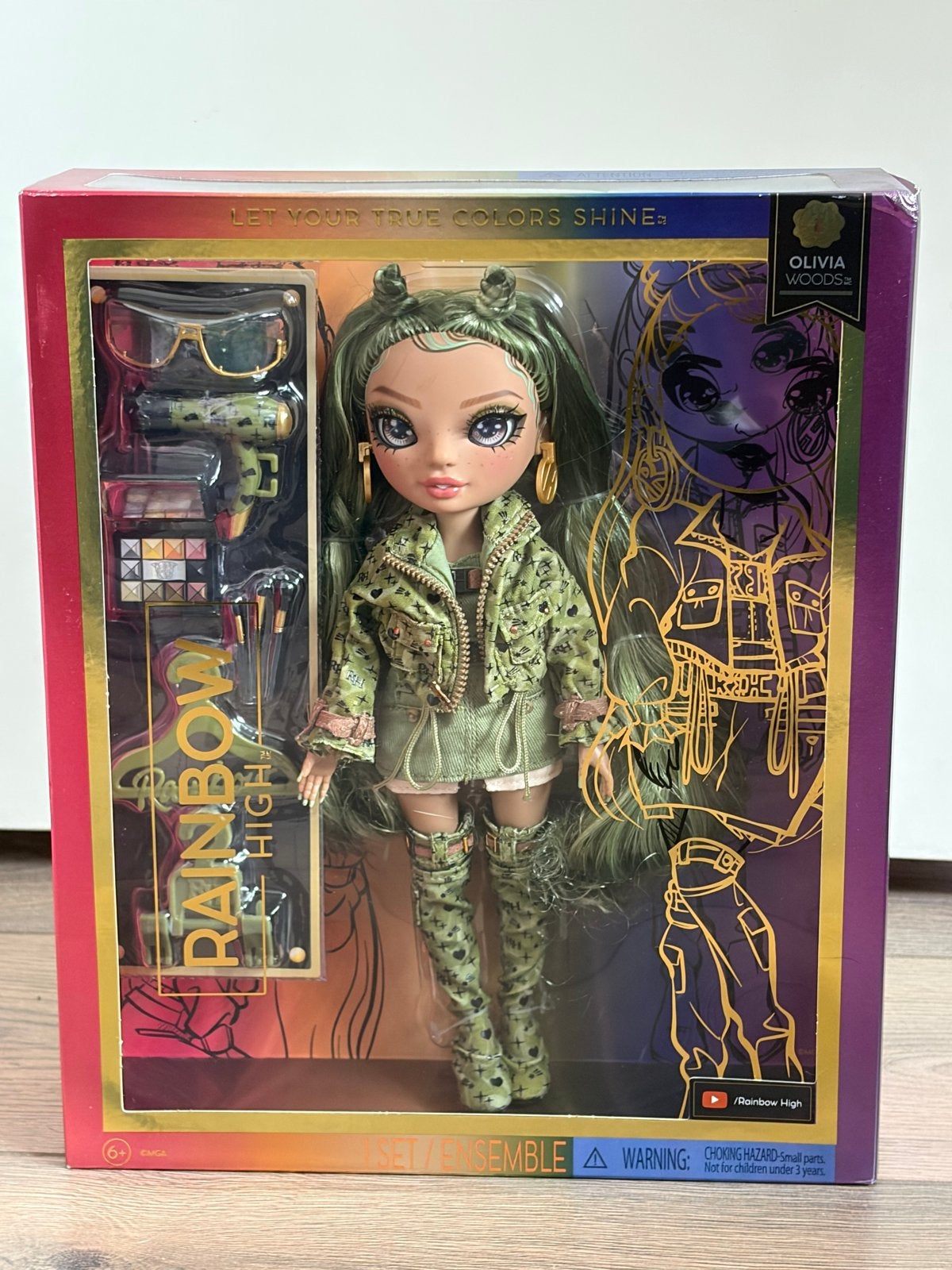 Rainbow High Olivia Woods Shadow High Modepop, Ophalen of Verzenden, Nieuw, Overige typen
