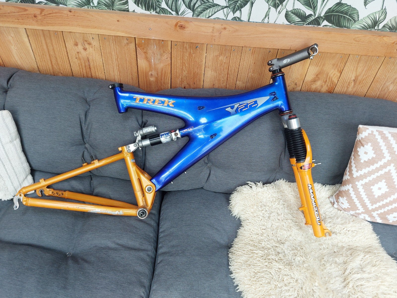 Trek Y22 frameset Trek Y, Fietsen en Brommers, Ophalen of Verzenden, Gebruikt, Aluminium, 16 tot 20 inch