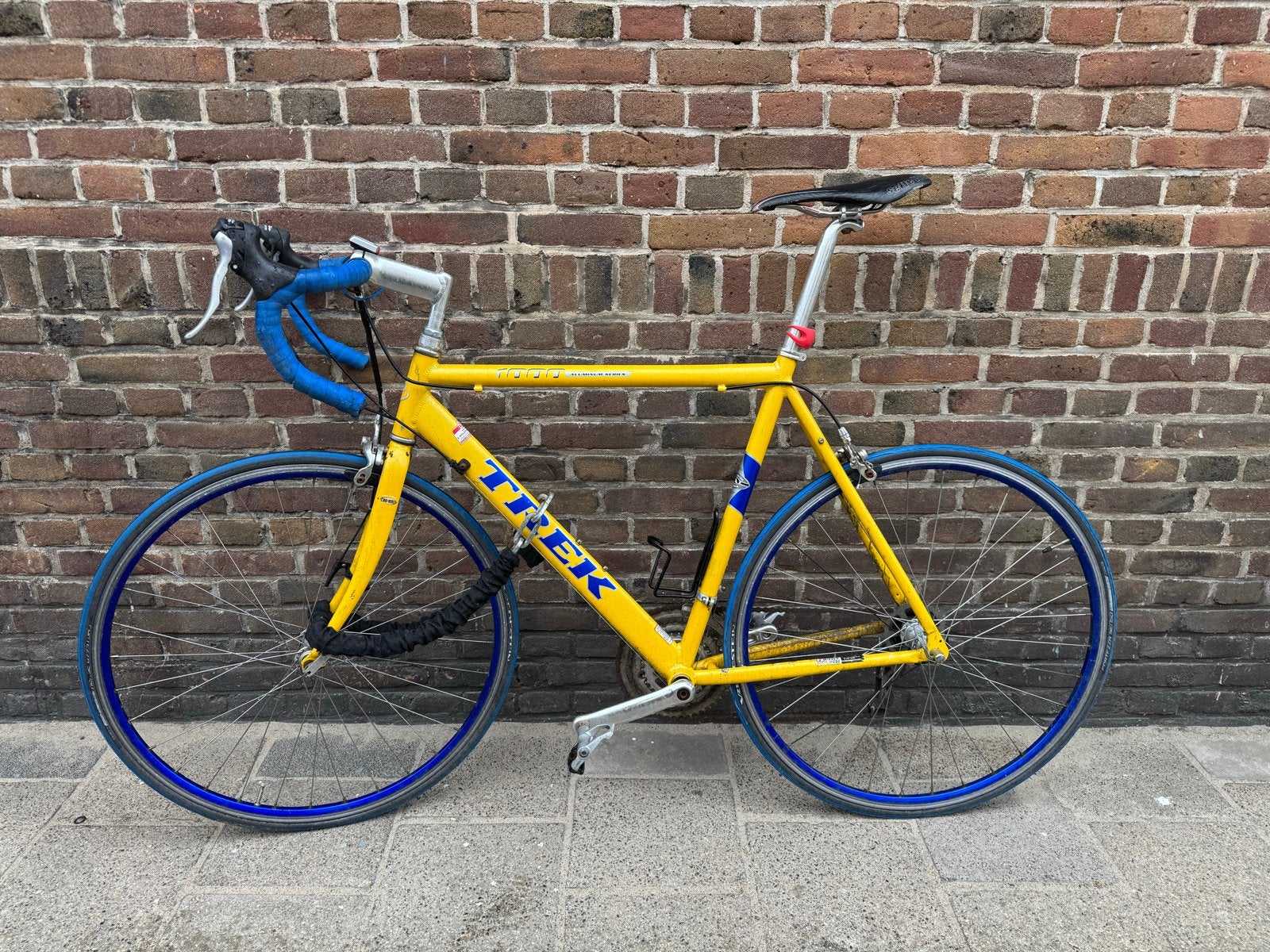 Trek racefiets - Gele Trek 1000 racefiets, Ophalen, Gebruikt, Heren, Aluminium
