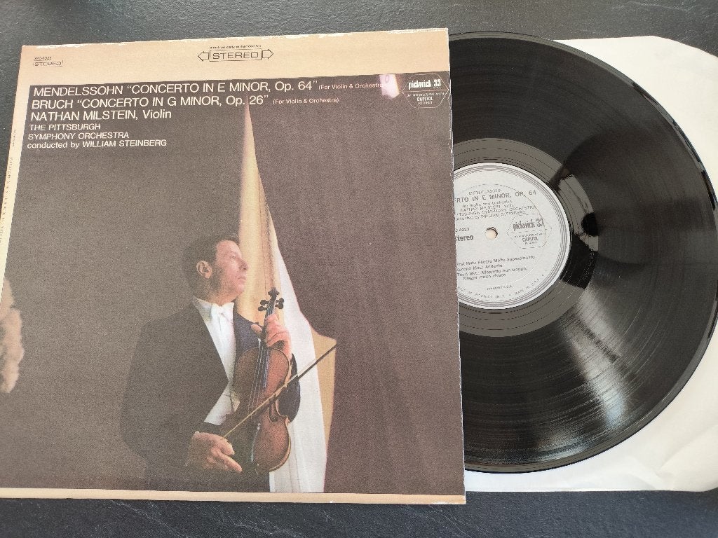 Mendelssohn Nathan Milstein, William Steinberg, Kamermuziek, Ophalen of Verzenden, Zo goed als nieuw, 12 inch