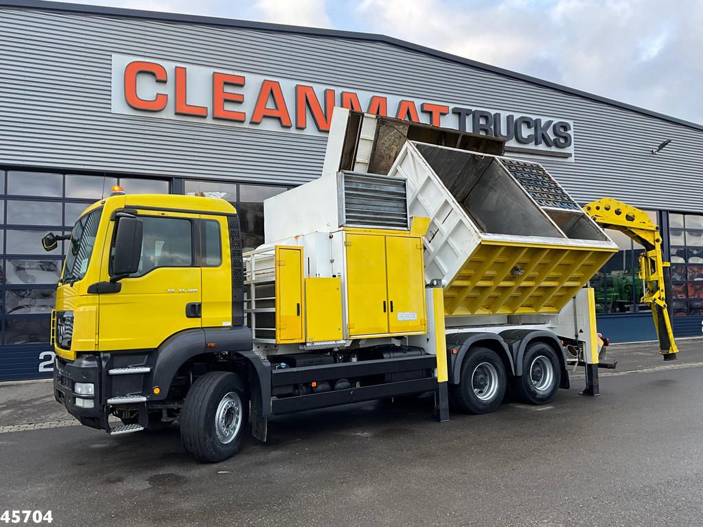 MAN TGS 33.480 6x4 MTS Saugbagger 8 m³ (bj 2009), Euro 5, MAN, 2 stoelen, 480 pk