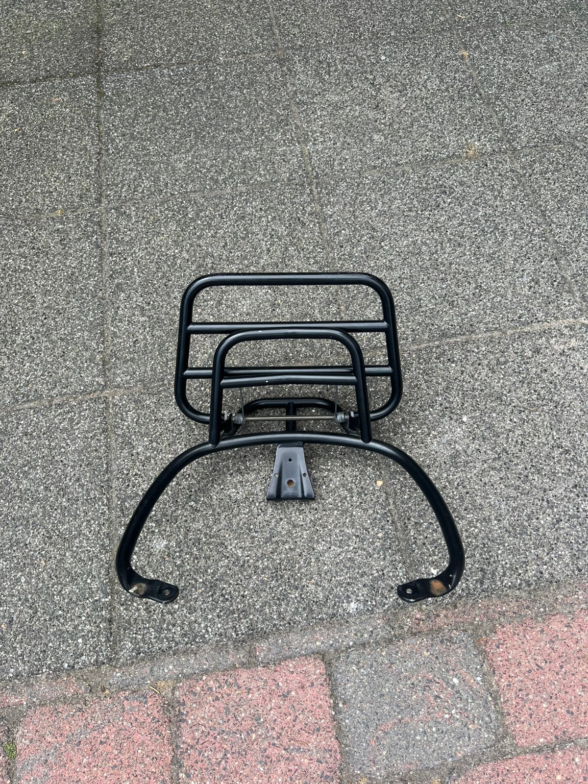 Achterrekje Vespa Sprint, Ophalen