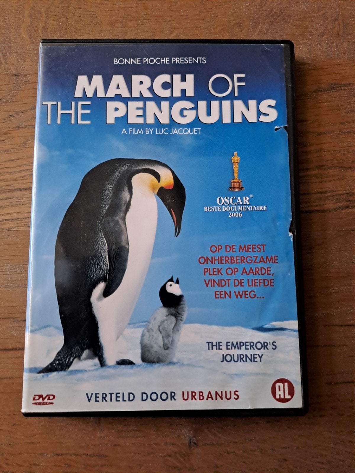 March of the Penguins DVD - Verteld door Urbanus, Alle leeftijden, Nederlands, Natuur, Zo goed als nieuw