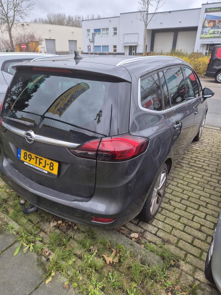 Opel Zafira 1.4 T 103KW AUT 2012 Grijs, 1250 kg, Zwart, 4 cilinders, 7 stoelen