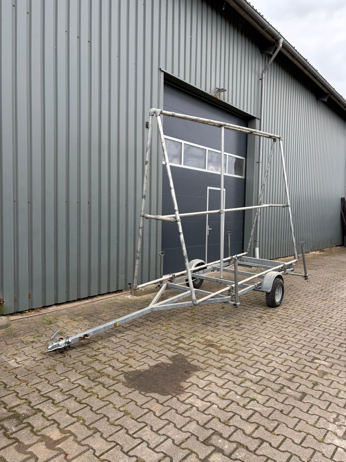 RECLAMEAANHANGER – OPKNAPPER MET POTENTIE, Doe-het-zelf en Verbouw, Steigers, Ophalen, Zo goed als nieuw, Overige typen, Minder dan 2 meter