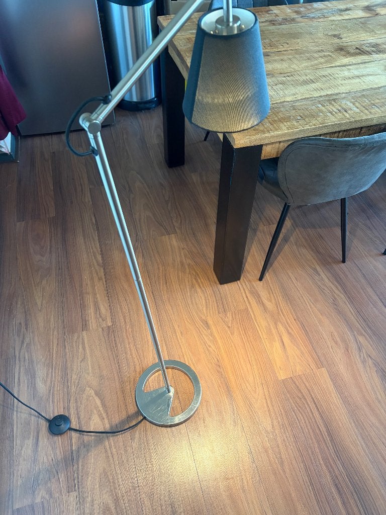 IKEA Nyfors staande vloerlamp verstelbaar, Ophalen, IKEA, Metaal, 150 tot 200 cm