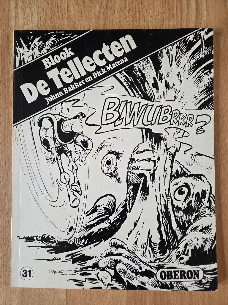 Blook, De Tellecten- Johnn Bakker, Dick Matena, Gelezen, Eén stripboek, Ophalen of Verzenden, Johnn Bakker- Dick Matena