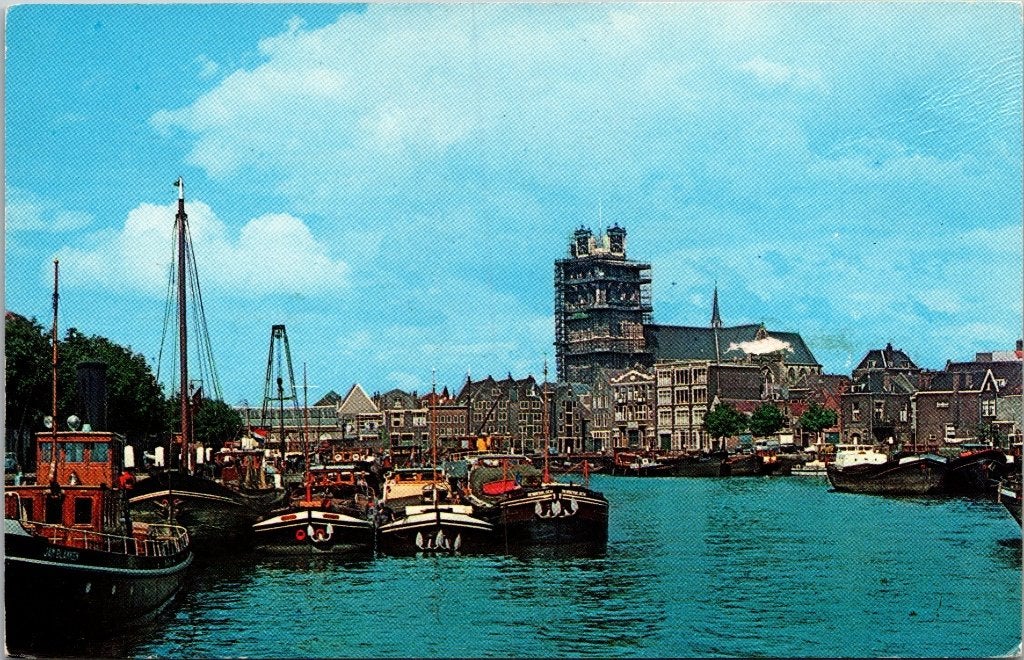 Dordrecht - 10 ansichtkaarten Grote Kerk, Verzenden, 1960 tot 1980, Gelopen, Zuid-Holland