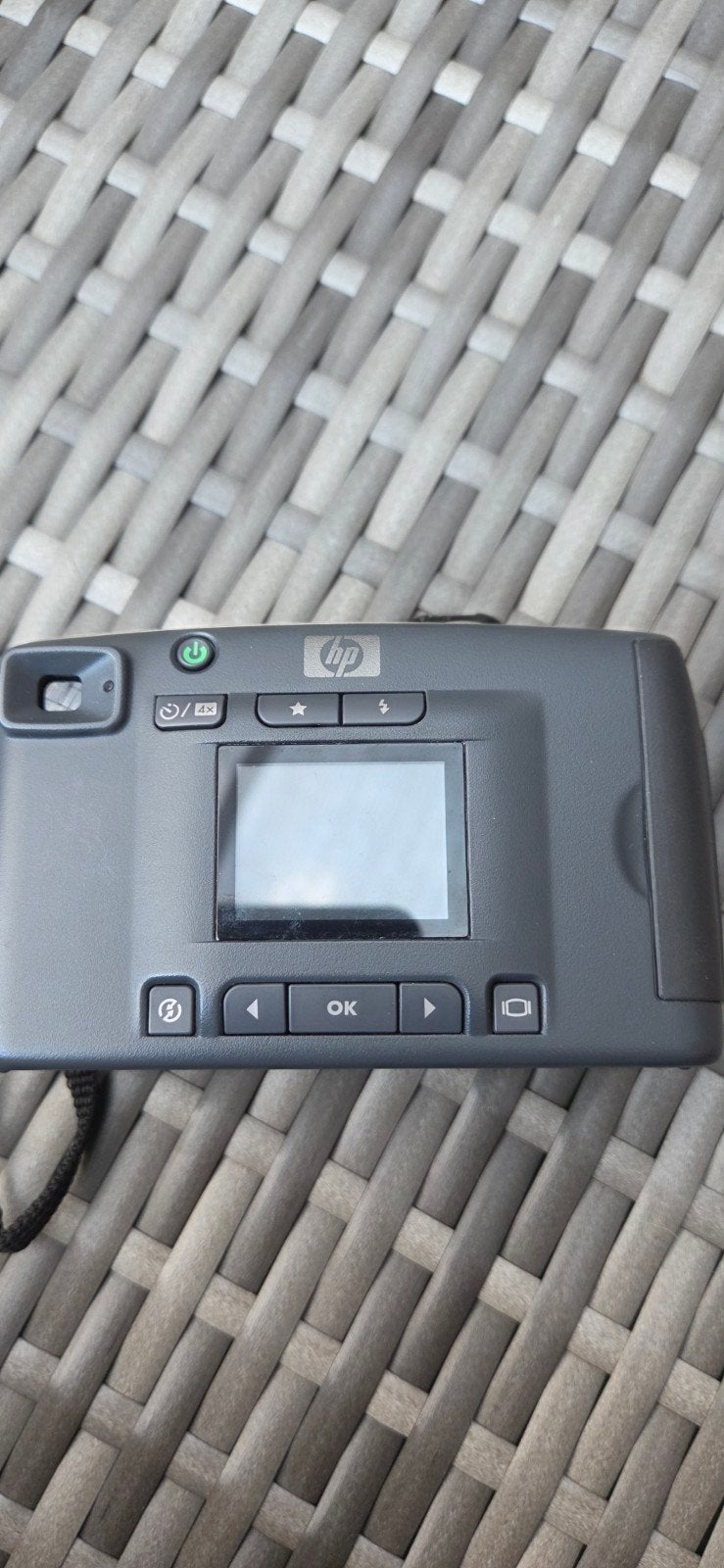 HP Photosmart 320 - Compacte digitale camera inclusief hoes, Ingebouwde flitser, Gebruikt, Ophalen of Verzenden, Geen optische zoom