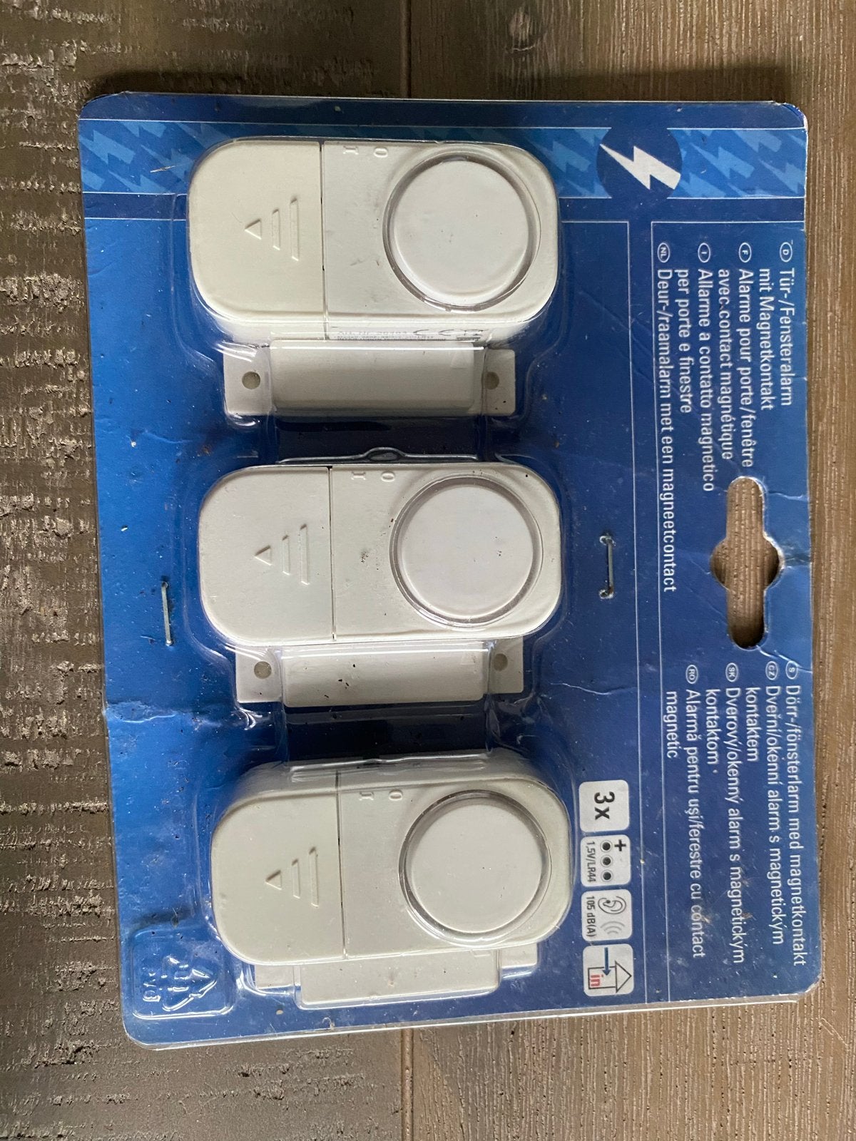 3x Deur-/Raamalarm met magneetcontact - Nieuw, Detector, Sensor of Melder, Raam of Deur, Nieuw, Ophalen of Verzenden