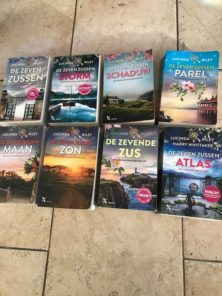 De Zeven Zussen serie - Lucinda Riley (8 boeken), Ophalen, Zo goed als nieuw