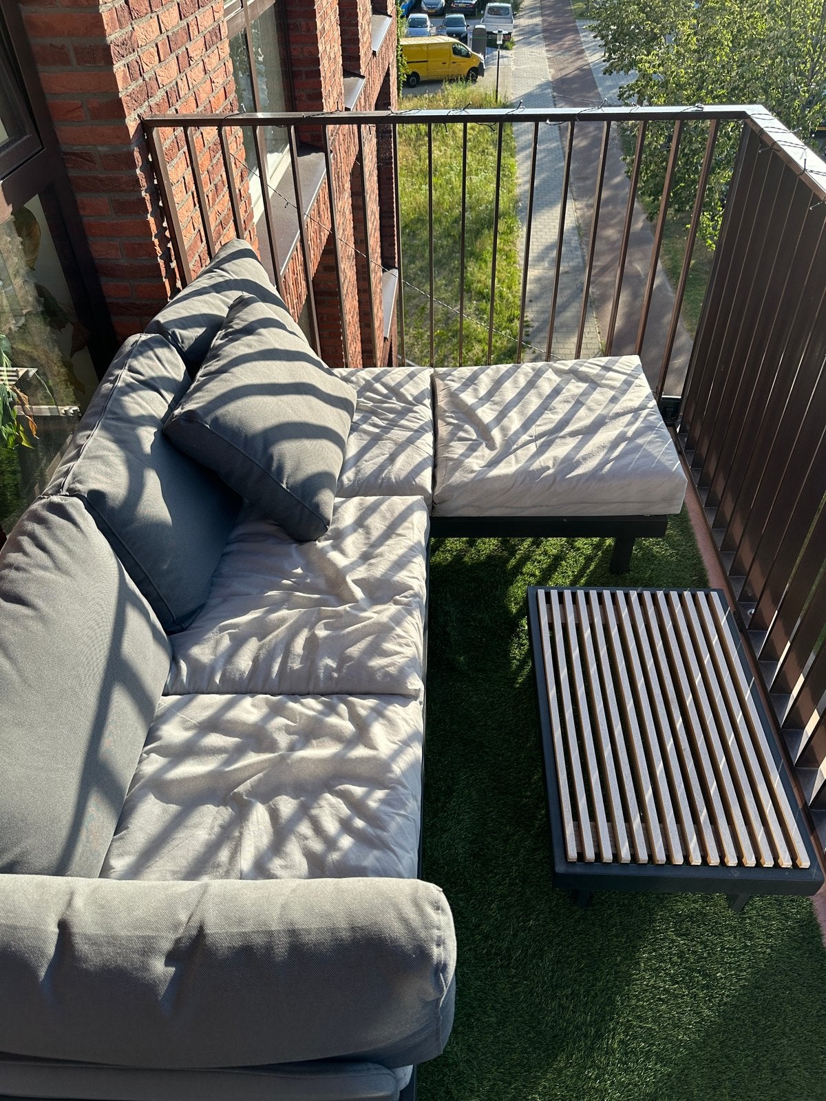 Loungeset - Perfect voor Balkon, Tuin en Terras, Ophalen, Gebruikt, 3 zitplaatsen, Loungeset