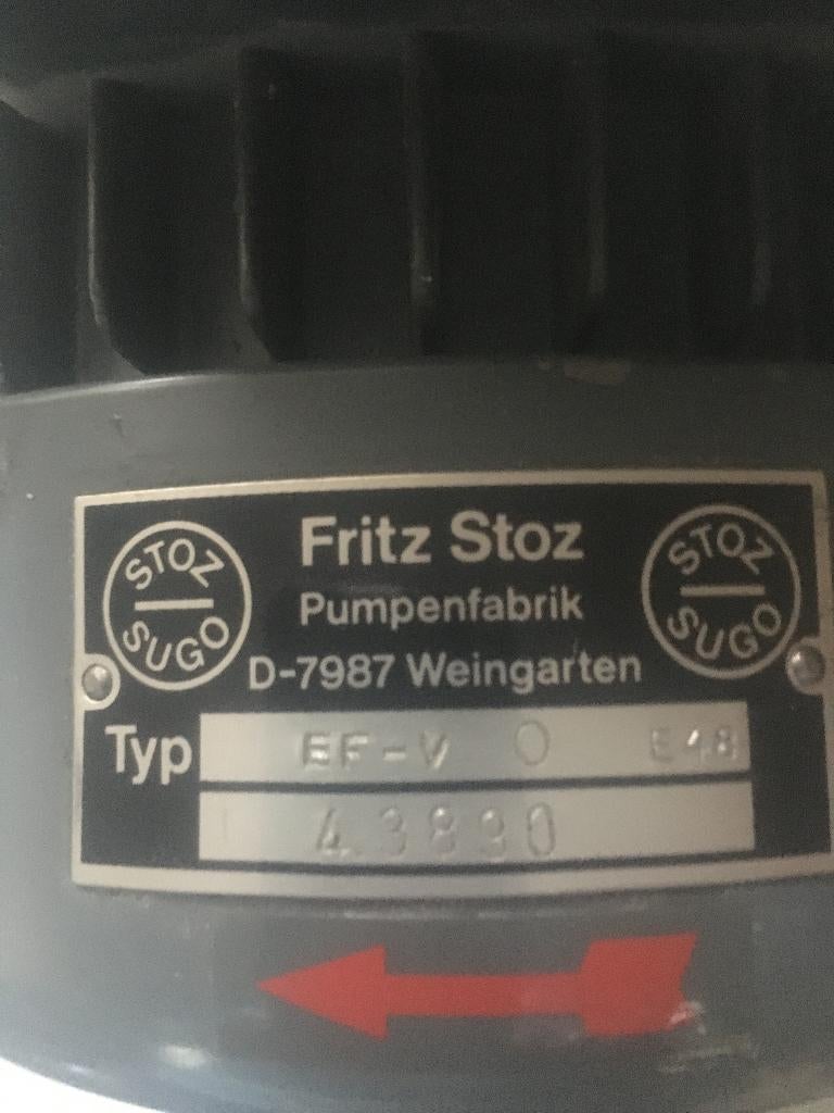 Nieuwe tandwielpomp met elektromotor, Fritz Stoz, Ophalen of Verzenden, Nieuw